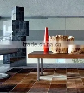 Cowhide Leather Patchwork Carpet,home Hotel Leather Rugs thumbnail-1