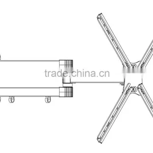 612mm Long Arm 23"-55" Extendable TV Wall Mount, TV Bracket thumbnail-2