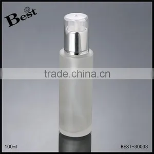 100ml Glass Bottle Frosted Glass Bottle Pump Glass Bottle Supplier's Choice thumbnail-3