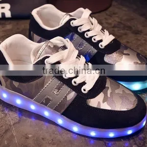 LED Light Luminous Sneaker Fluorescence USB Star /war Unisex Athletic Shoes Quality Choice Most Popular thumbnail-4