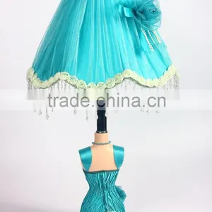 Wholesale Blue Table Lamp Home Decor Reading Lighting Table Lamp Resin Crafts thumbnail-3