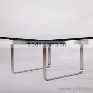 Luxury Furniture Office Furniture Stainless Steel Legs Glass Furniture thumbnail-4