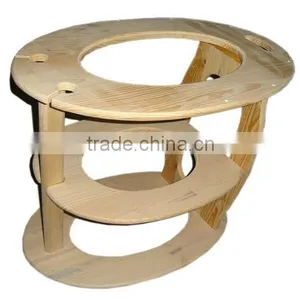 Christmas Promotion Sales Wooden Mobile Beauty Trolley&Wooden Furniture 3951 thumbnail-2
