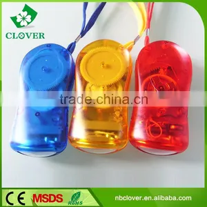 Mini 3 LED Hand Crank Dynamo Led Flashlight thumbnail-3
