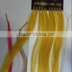 Pre-bonded Human Hair Extension/micro Ring Hair /nail-tip Human Hair /stick Hair/keratin Human Hair Extension thumbnail-1