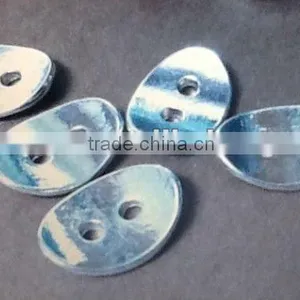 14x11mm Copper Pig Nose With Two 3mm Holes for Bracelet Assembling Function thumbnail-1