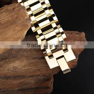 Fashion Stainless Steel Gold Chain Bracelet For Biker thumbnail-5