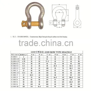 Drop Forged Electric Galvanized Carbon Steel Anchor Shackle thumbnail-2
