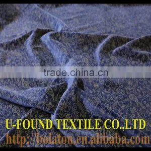 95% POLYESTER 5% Spandex WARP VELVET WITH THE PARQUAR PRINT ,KNITTED VELVET WITH LARQUAR PRINT for Garment thumbnail-3
