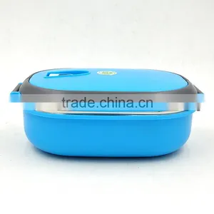 Indian Take Away Heated Lunch Box With Handle, Stainless Steel Bento Box thumbnail-2
