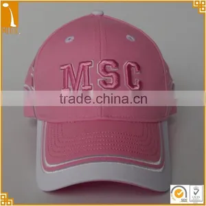 New Custom Female 6 Panel 100%cotton 3D Embroidered Curved Baseball Cap Wholesale thumbnail-2