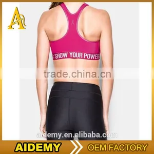 OEM Design Custom Fitness Workout Sports Bra Gym Yoga Sports Bra thumbnail-6