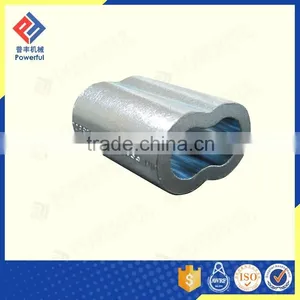 SELF COLOR U.S. TYPE ALUMINIUM HOURGLASS WIRE ROPE FERRULE thumbnail-1