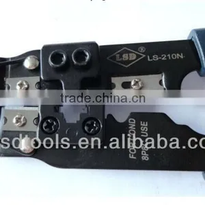 LSDbrand High Quality LS-210N Rj11 Rj12 Rj45 205mm Crimping Tool Cat5 Network Cable Crimp Tool Modular Plug Crimping Tool thumbnail-2