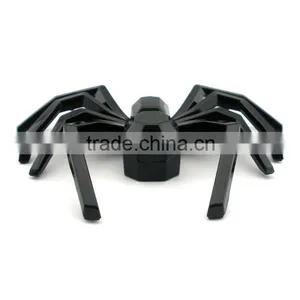 Chrome Black Spider Emblems for Cars Custom Logo Plate thumbnail-3