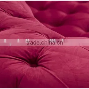 Living Room Furniture Upholstered Recliner Single Armrest Round Sofa for Apartment thumbnail-4