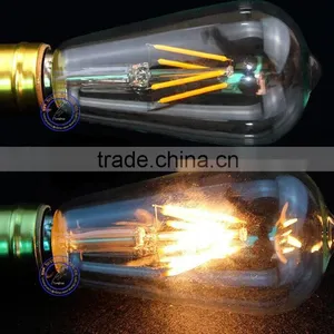 Antique Vintage Retro Edison Light Bulbs ST64 2W 4W 6W E27 220V Filament Edison Decorative Incandescent Light Bulbs thumbnail-6