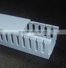 Good Quality Square Wiring Duct Electrical Pvc Floor Plastic Slotted Cable Trunking thumbnail-1
