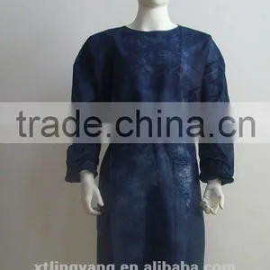 Disposable SBPP Non-woven Isolation Gown Long Sleeve thumbnail-1