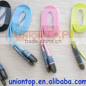 Fashionable Style 2 in 1 Charger Cable With Micro 5pin for Android and Iphone Usb Cahrger Cable to dc 3.5 mm Jack thumbnail-1
