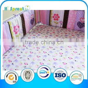 100% Cotton Printed Baby Fitted Sheet Bed Sheet thumbnail-1