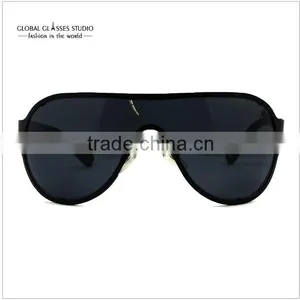 Fashion Design Classic Wholesale Men Women UV400 Lens Metallic Shield Style Visor Sunglasses Sport Crm32104 thumbnail-3