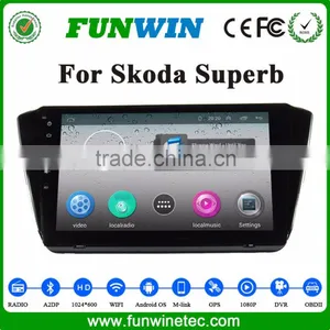 Funwin Android 4.4.2 Car Stereo 2 Din Car Navigation System For Skoda Superb Radio Gps 1080p thumbnail-1