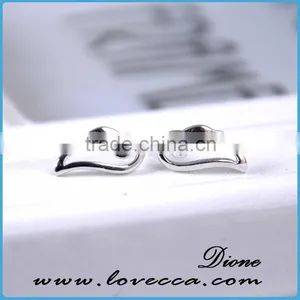 Free Shipment Women Pure Silver Leaf Earring Setting Wholesale Factory Supplier thumbnail-2