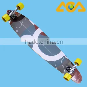 Wholesale Canadian Maple Complete Skate Board Longboard thumbnail-2
