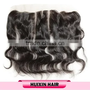 Hot Sell Grade 7A 100% Human Hair Virgin Brazilian Body Wave Hair Lace Frontal Closures thumbnail-4