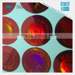 Red Round Customized Label 3d Holographic Display thumbnail-3