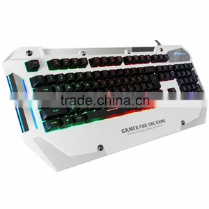 FL-ESPORTS USB Wired Rainbow Backlight Gaming Keyboard thumbnail-5