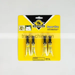 Super Glue in Aluminium Tube 1.5g,4pc Cyanoacrylate Adhesive in Aluminium Tube 3g thumbnail-1