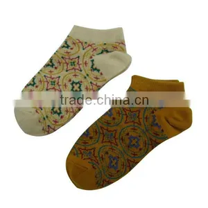GSW-55 Wholesale Custom Logo Classical Cotton Ladies Women Ankle Socks thumbnail-1