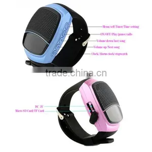 B90 Sports Bluetooth Speaker Hands-free Call TF Card Playing FM Radio Self-timer Wireless Speakers Smart Watch Time Display thumbnail-4