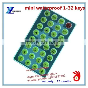 Mini 18 Keys Waterproof IR Remote Control With NECC/RC5 Code for MP3 ,Audio/Video Player thumbnail-2