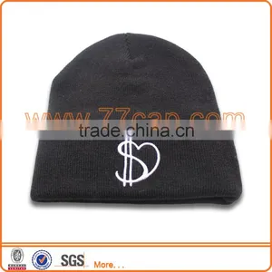 Wholesale 100% Acrylic Custom Beanie Hat With Embroidery Logo thumbnail-3