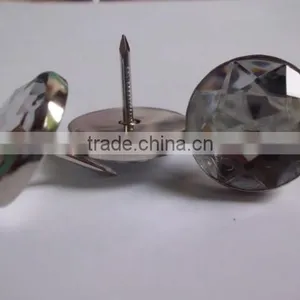 New Arrival Trendy Style Round Acrylic Rhinestone Buttons From China thumbnail-5