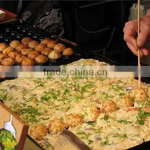 Three Irons Electric Commerical Type Fish Ball Maker , Takoyaki Electric Pan, Takoyaki Maker/ Octopus Ball Maker thumbnail-3