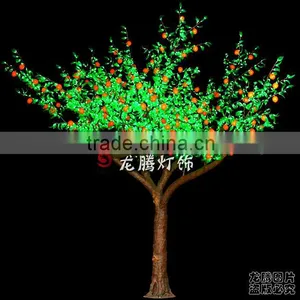 4m Outdoor Projection Indian Orange Led Fruit Tree Lamp thumbnail-1