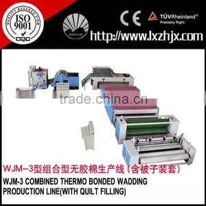 Nonwoven Bonded Wadding Production Line For Quilts , Textile Machinery Price thumbnail-2