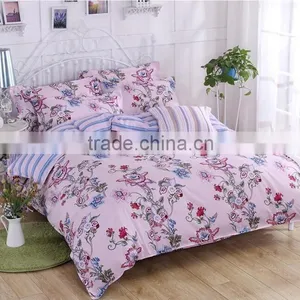 Micofiber 100% Polyester Printed Brushed Home Textile Bright Flower Bedding Soft Fabric thumbnail-5