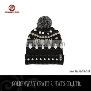 2016 Hot Sell Colorful Hip Hop Beanies Knitted Beanie /Custom Beanie Hats/winter Knitted Hat thumbnail-1