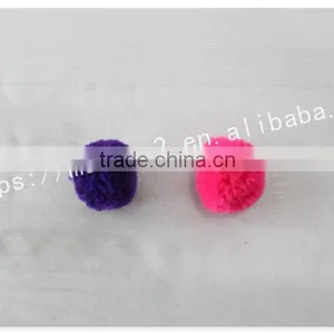 Colorful Customized Size Polyester Yarn Pom Pom Ball for Decoration thumbnail-2