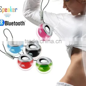 Mini Portable Splashproof Bluetooth Car Speakers With Microphone AUX Port Crytal thumbnail-1