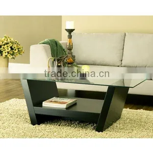 Contemporary Arched Leveled Coffee Table thumbnail-1