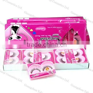 High Quality False Eyelash Extension With Glue of Cosmetic thumbnail-1