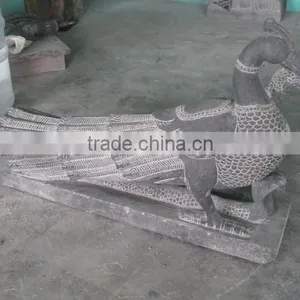 Peacock Stone Hand Sculpture Manufacturer in India thumbnail-4