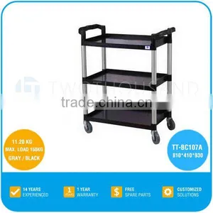 2017 TWOTHOUSAND HOT Cart TT-BU107A - Three Shelf Mobile Service Airline Trolleys With Wheels thumbnail-1