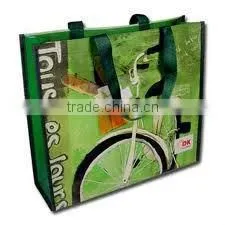 Customized Recycled Pp Woven Bag / pp Woven Shopping Bag / Packaging pp Woven Bag With Handle thumbnail-1